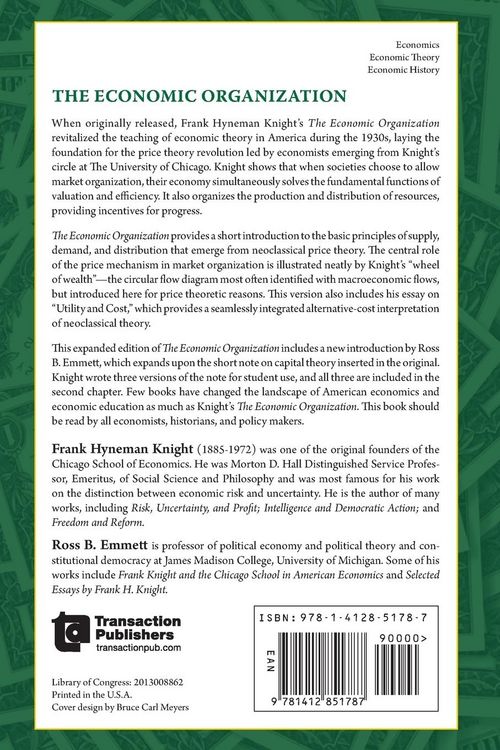Produktbild: The Economic Organization