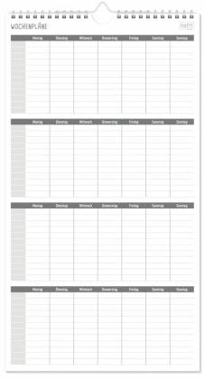 Produktbild: Familienplaner 26/27 Wand-Kalender 5-spaltig [Rainbow] 17 Monate