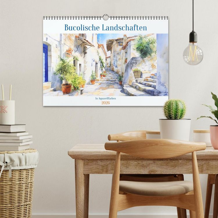 Produktbild: Bucolische Landschaften (Wandkalender 2026 DIN A3 quer), CALVENDO Monatskalender