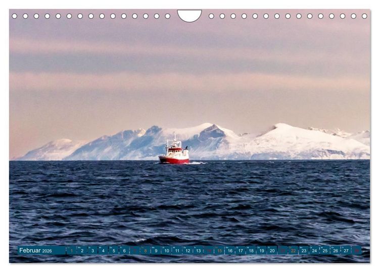 Produktbild: Von Troms&ouml; nach Sommaroy - Winter in Norwegen (Wandkalender 2026 DIN A4 quer), CALVENDO Monatskalender