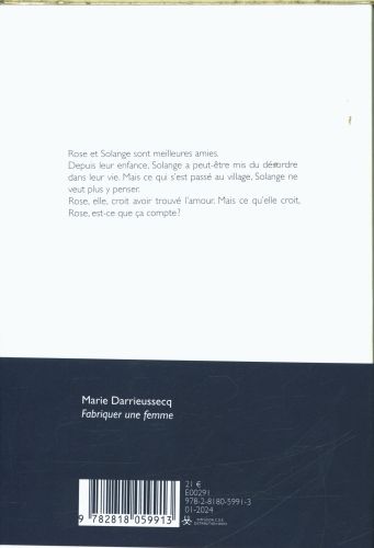 Produktbild: Darrieussecq, M: Fabriquer une femme
