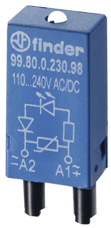 Produktbild: Finder Steckmodul mit RC-Glied 99.80.0.024.09 1St.