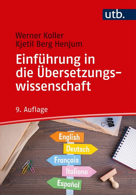 Produktbild: Einf&uuml;hrung in die &Uuml;bersetzungswissenschaft