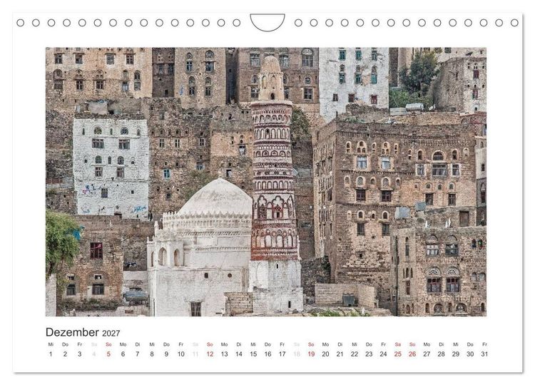 Produktbild: Der Jemen (Wandkalender 2027 DIN A4 quer), CALVENDO Monatskalender