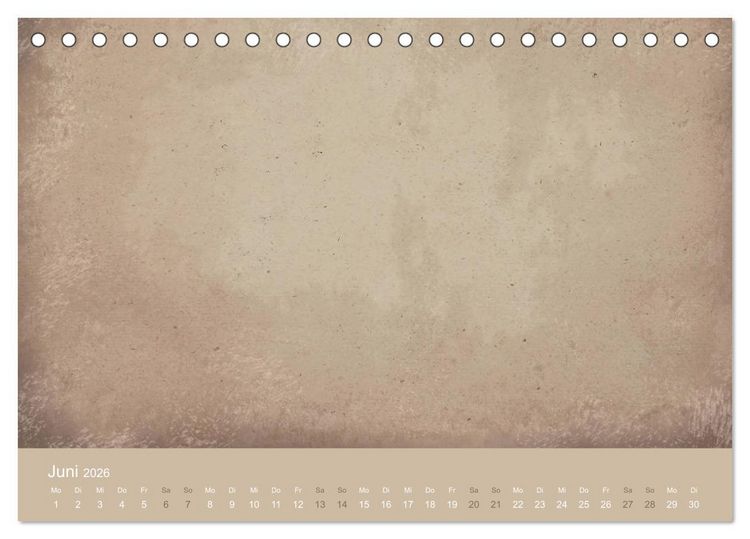 Produktbild: Vintage DIY Bastel-Kalender (Tischkalender 2026 DIN A5 quer), CALVENDO Monatskalender