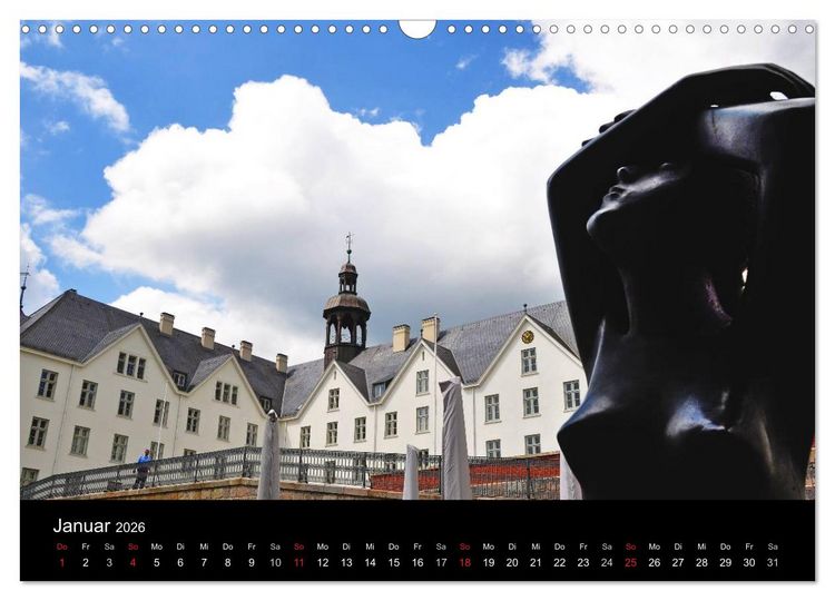 Produktbild: Pl&ouml;n - die Stadt am See (Wandkalender 2026 DIN A3 quer), CALVENDO Monatskalender