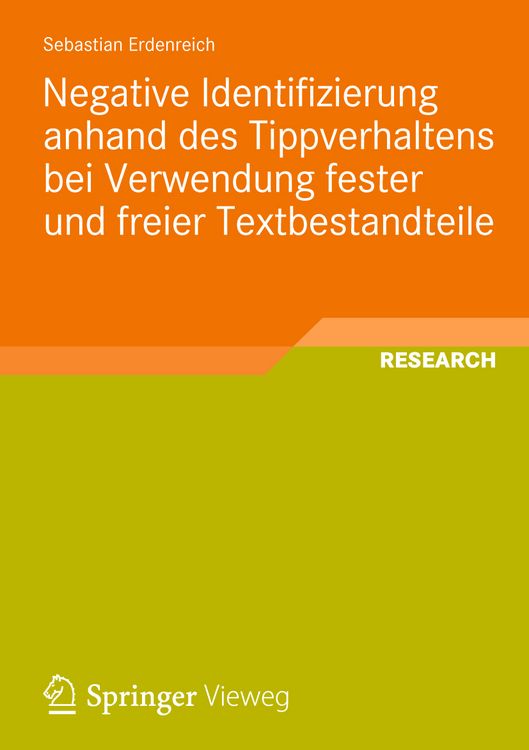Produktbild: Negative Identifizierung anhand des Tippverhaltens bei Verwendung fester und freier Textbestandteile