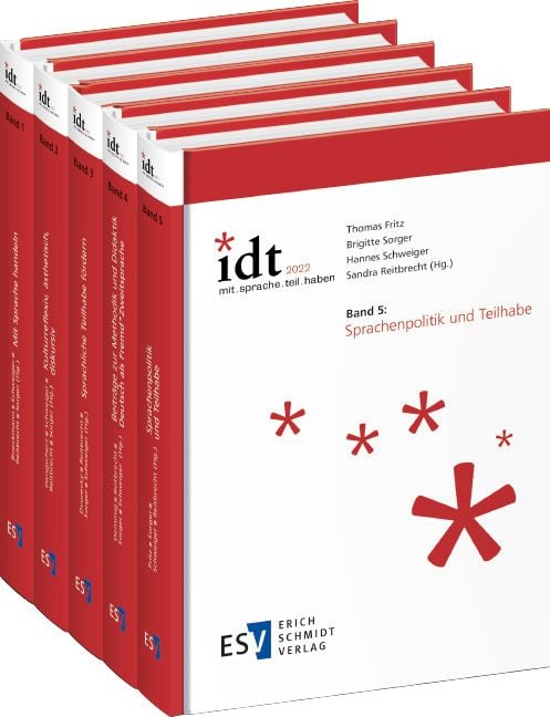 Produktbild: IDT 2022: *mit.sprache.teil.haben - - B&auml;nde 1&ndash;5 als Gesamtpaket