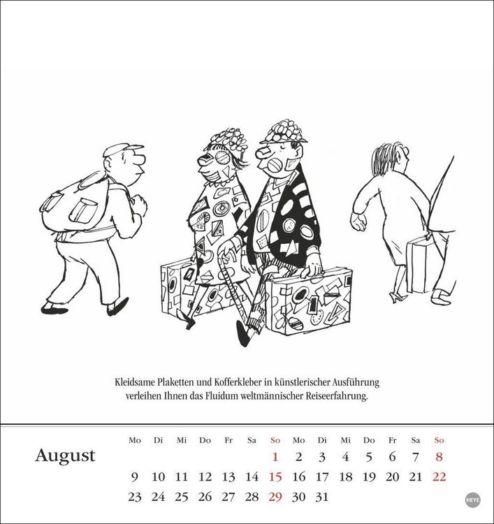 Produktbild: Loriot Postkartenkalender 2027