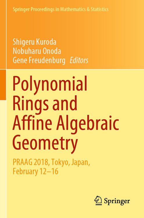 Produktbild: Polynomial Rings and Affine Algebraic Geometry