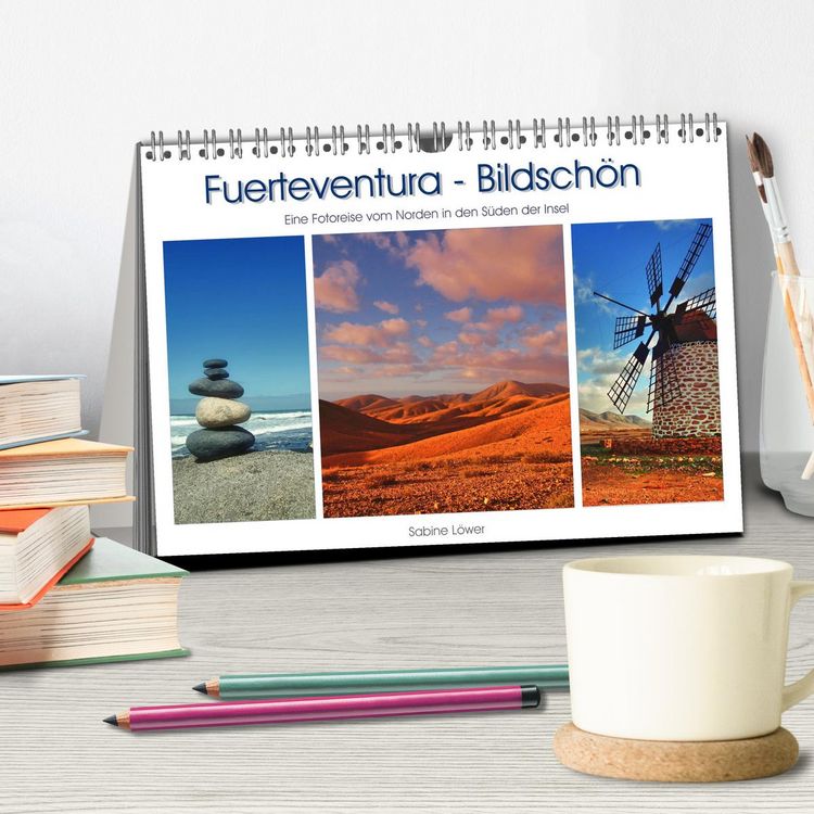 Produktbild: Fuerteventura - Bildsch&ouml;n (Tischkalender 2026 DIN A5 quer), CALVENDO Monatskalender