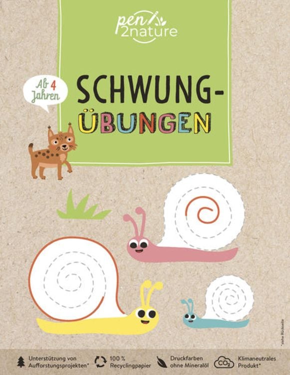 Bild vom Artikel Schwungübungen für Kinder ab 4 Jahren. Übungen für Vorschulkinder vom Autor Pen2nature