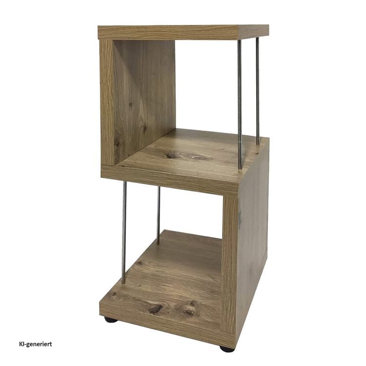 Produktbild: HTI-Living Standregal 2 F&auml;cher Thekla Artisaneiche Standregal 2 F&auml;cher Thekla Artisaneiche
