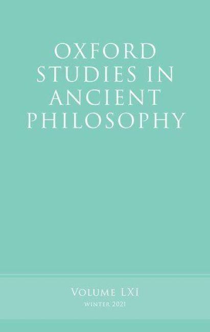 Produktbild: Oxford Studies in Ancient Philosophy, Volume 61