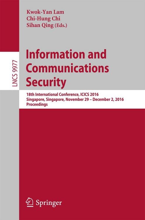 Produktbild: Information and Communications Security