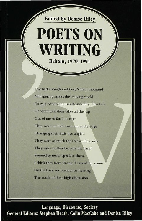 Produktbild: Poets on Writing