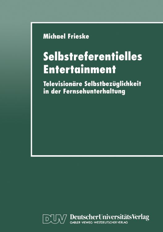 Produktbild: Selbstreferentielles Entertainment