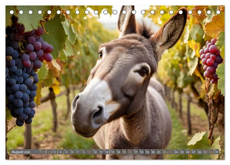 Produktbild: Eseltr&auml;ume (Tischkalender 2026 DIN A5 quer), CALVENDO Monatskalender