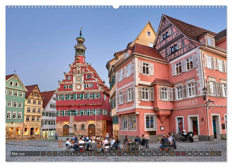 Produktbild: Esslingen am Neckar. Ein- und Ausblicke von Andreas Voigt (Wandkalender 2026 DIN A2 quer), CALVENDO Monatskalender