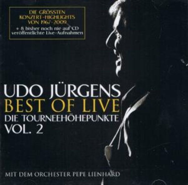 Best of Live-Die Tourneehöhepunkte,Vol.2 von Udo Jürgens (CD) kaufen