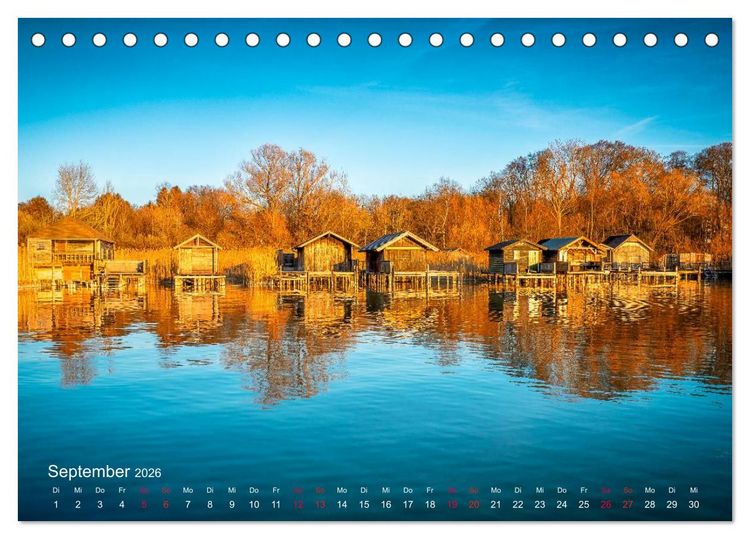 Produktbild: Impressionen vom Starnberger See (Tischkalender 2026 DIN A5 quer), CALVENDO Monatskalender