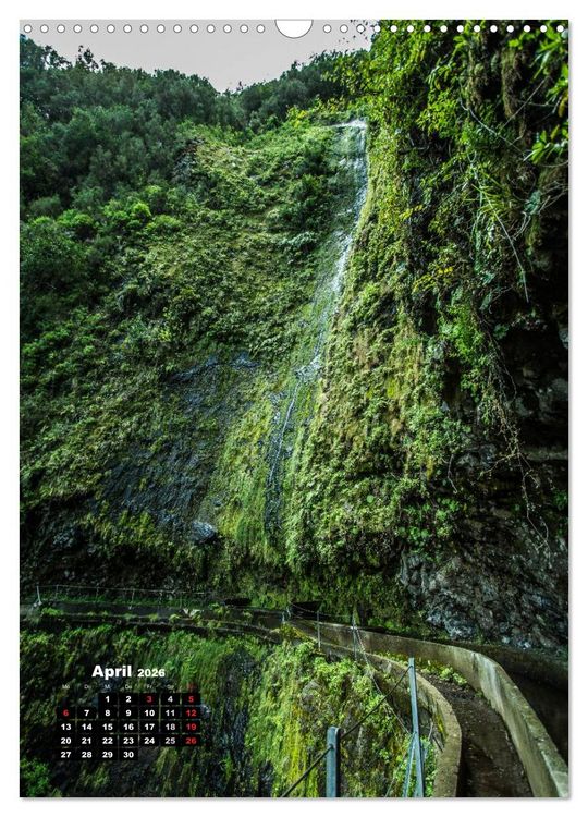 Produktbild: Levadas - Wasserwege auf Madeira (Wandkalender 2026 DIN A3 hoch), CALVENDO Monatskalender