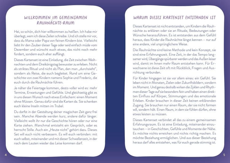 Produktbild: Kartenset: Entdecke den Zauber der Rauhn&auml;chte &ndash; 60 Karten mit Begleitheft f&uuml;r die ganze Familie