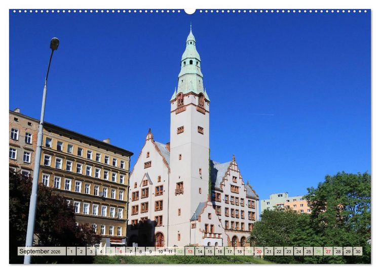 Produktbild: Stettin - Bedeutende Hafenstadt in Polen (hochwertiger Premium Wandkalender 2026 DIN A2 quer), Kunstdruck in Hochglanz