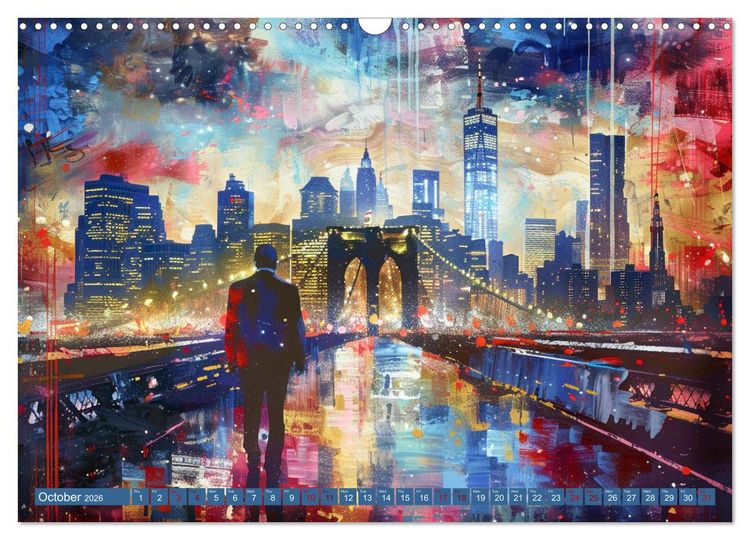 Produktbild: Patriotic Art Collection (Wall Calendar 2026 DIN A3 landscape), CALVENDO 12 Month Wall Calendar