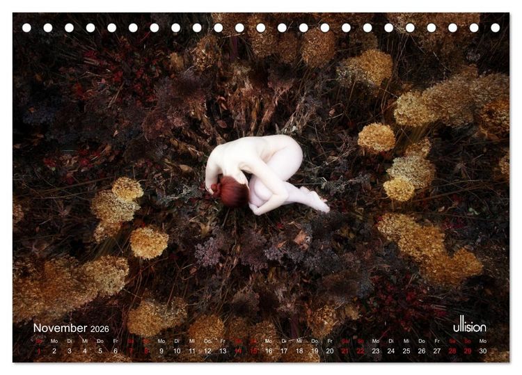 Produktbild: Poesie der Stille &ndash; Akt in der Natur (Tischkalender 2026 DIN A5 quer), CALVENDO Monatskalender