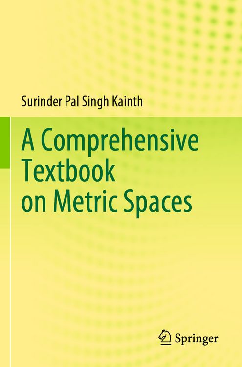 Produktbild: A Comprehensive Textbook on Metric Spaces