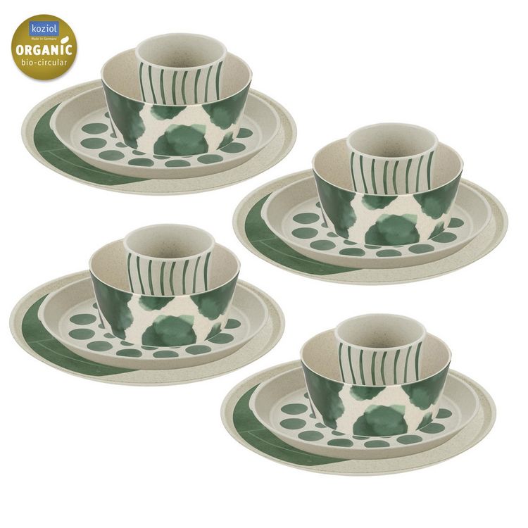 Produktbild: Koziol Geschirrset 16-teilig CONNECT SET MONSTERA