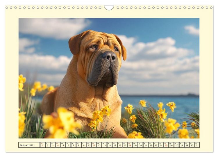 Produktbild: Der Tosa Inu. Japans legend&auml;rer Mastiff (Wandkalender 2026 DIN A3 quer), CALVENDO Monatskalender