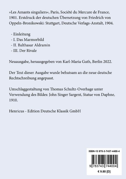 Produktbild: Seltsame Liebschaften