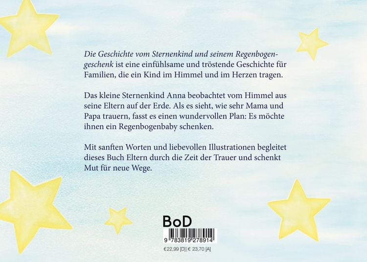 Produktbild: Die Geschichte vom Sternenkind und seinem Regenbogengeschenk