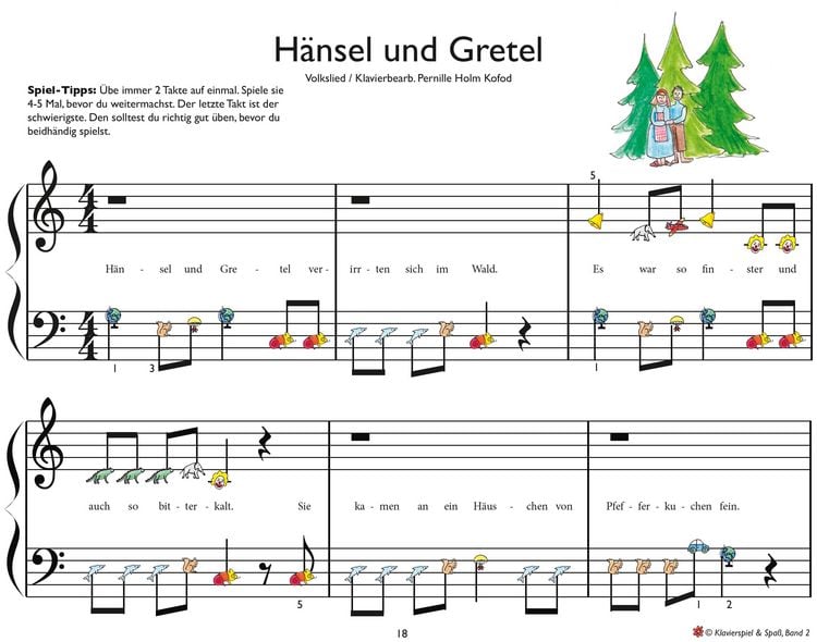 Produktbild: Klavierspiel & Spa&szlig; / Band 2: Klavier lernen f&uuml;r Kinder