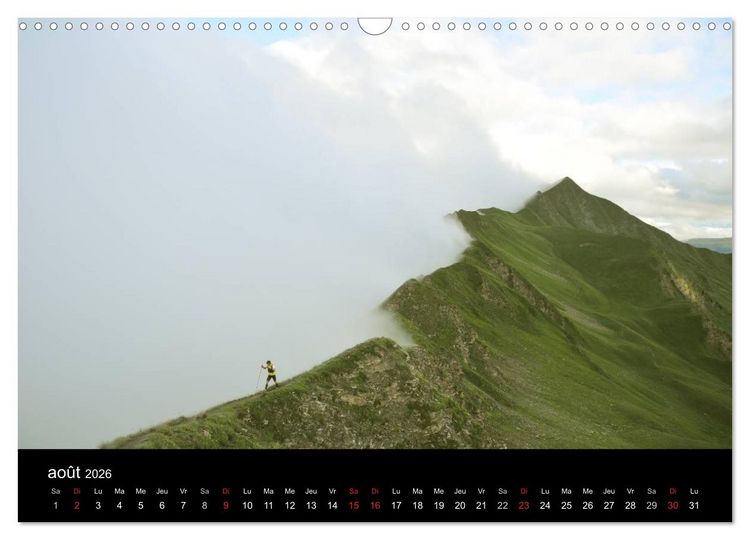 Produktbild: Trail Running De l'Envie &agrave; la Passion (Calendrier mural 2026 DIN A3 vertical), CALVENDO calendrier mensuel