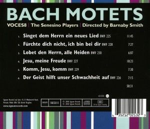 Produktbild: Voces 8/Senesino Players: Motetten