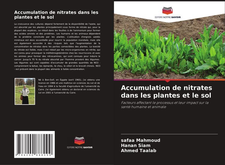 Produktbild: Accumulation de nitrates dans les plantes et le sol