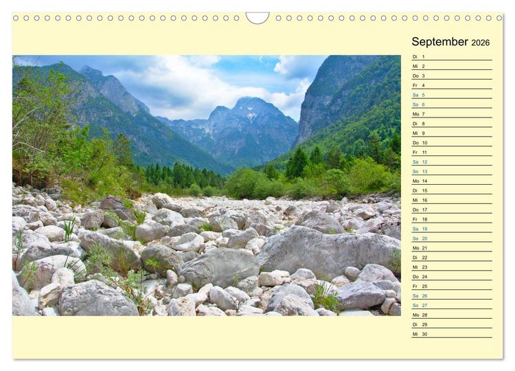 Produktbild: Slowenien - Impressionen eines Naturjuwels (Wandkalender 2026 DIN A3 quer), CALVENDO Monatskalender