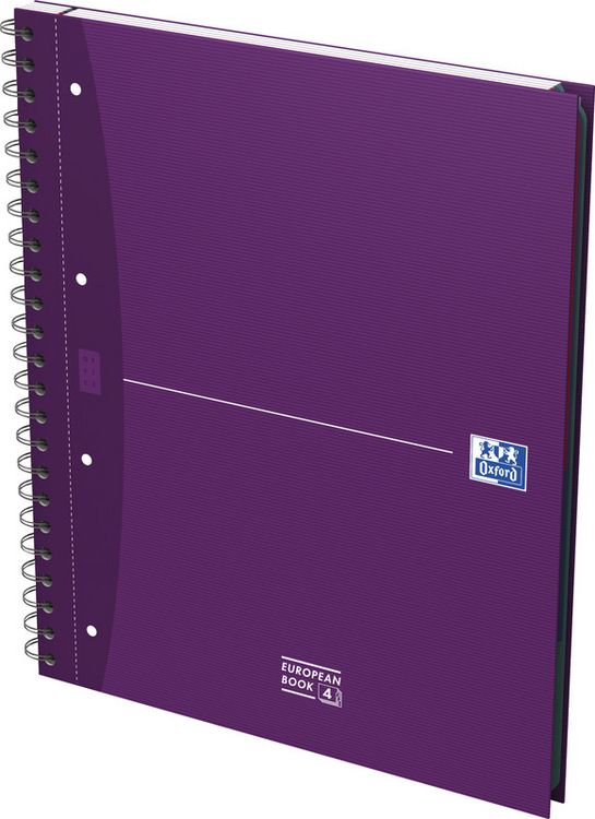 Produktbild: OXFORD Collegeblock Essentials European Book, A4+, 4 Loch 7 mm liniert 240 Seiten
