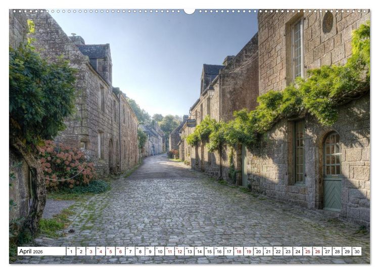 Produktbild: Locronan, ein Highlight in der Bretagne (Wandkalender 2026 DIN A2 quer), CALVENDO Monatskalender