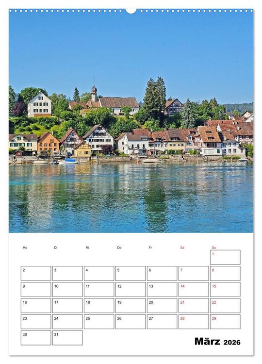 Produktbild: Bodenseeradweg - Auf dem Bodensee durch 3 L&auml;nder (Wandkalender 2026 DIN A2 hoch), CALVENDO Monatskalender