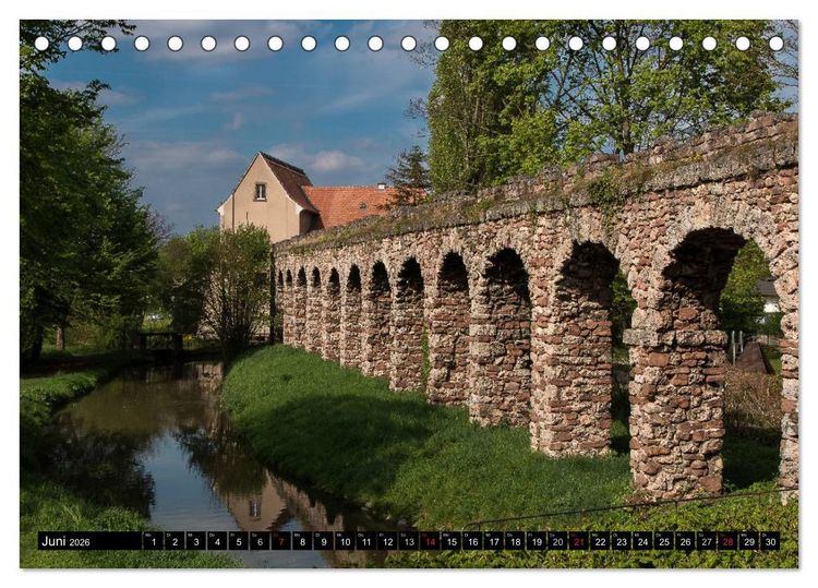 Produktbild: Schwetzinger Stadtansichten (Tischkalender 2026 DIN A5 quer), CALVENDO Monatskalender