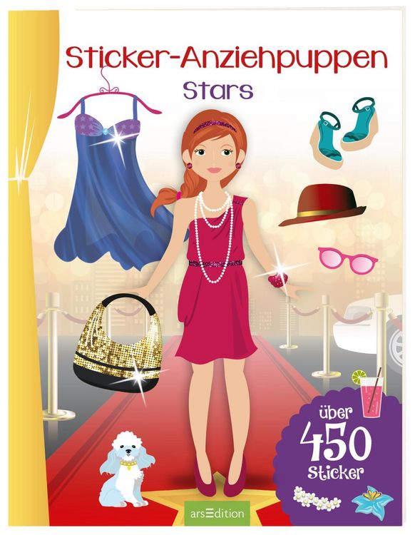 Produktbild: Sticker-Anziehpuppen &ndash; Stars