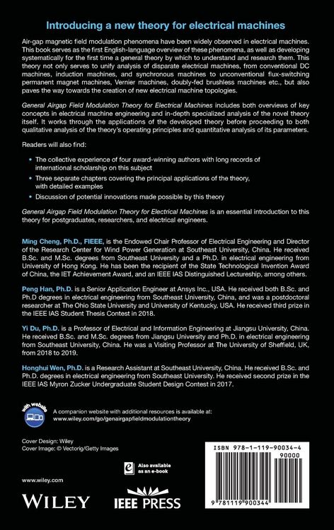 Produktbild: General Airgap Field Modulation Theory for Electrical Machines