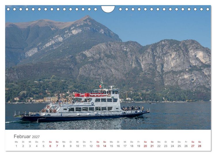 Produktbild: Como und der Comer See (Wandkalender 2027 DIN A4 quer), CALVENDO Monatskalender