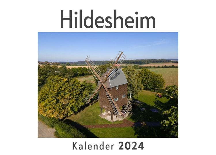 Produktbild: Hildesheim (Wandkalender 2024, Kalender DIN A4 quer, Monatskalender im Querformat mit Kalendarium, Das perfekte Geschenk)