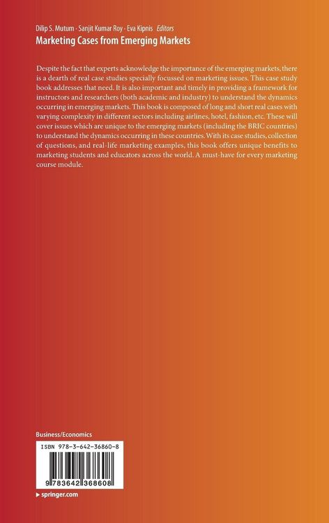 Produktbild: Marketing Cases from Emerging Markets