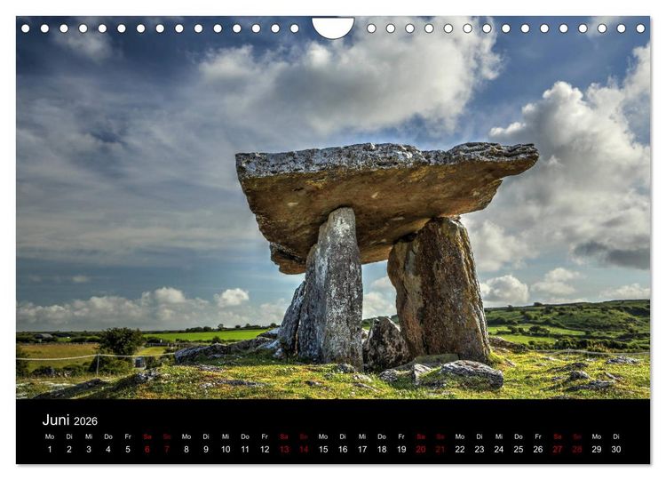 Produktbild: Irland - Rauhe K&uuml;ste und Wilde Natur (Wandkalender 2026 DIN A4 quer), CALVENDO Monatskalender